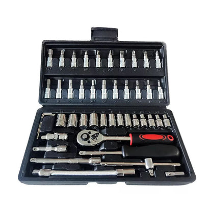 Juego de dados 1/4 con 46 pz